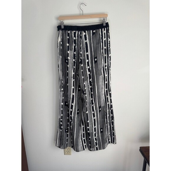 Anthropologie Elevenses Lightweight Black & White Pants Size Small - Picture 4 of 10